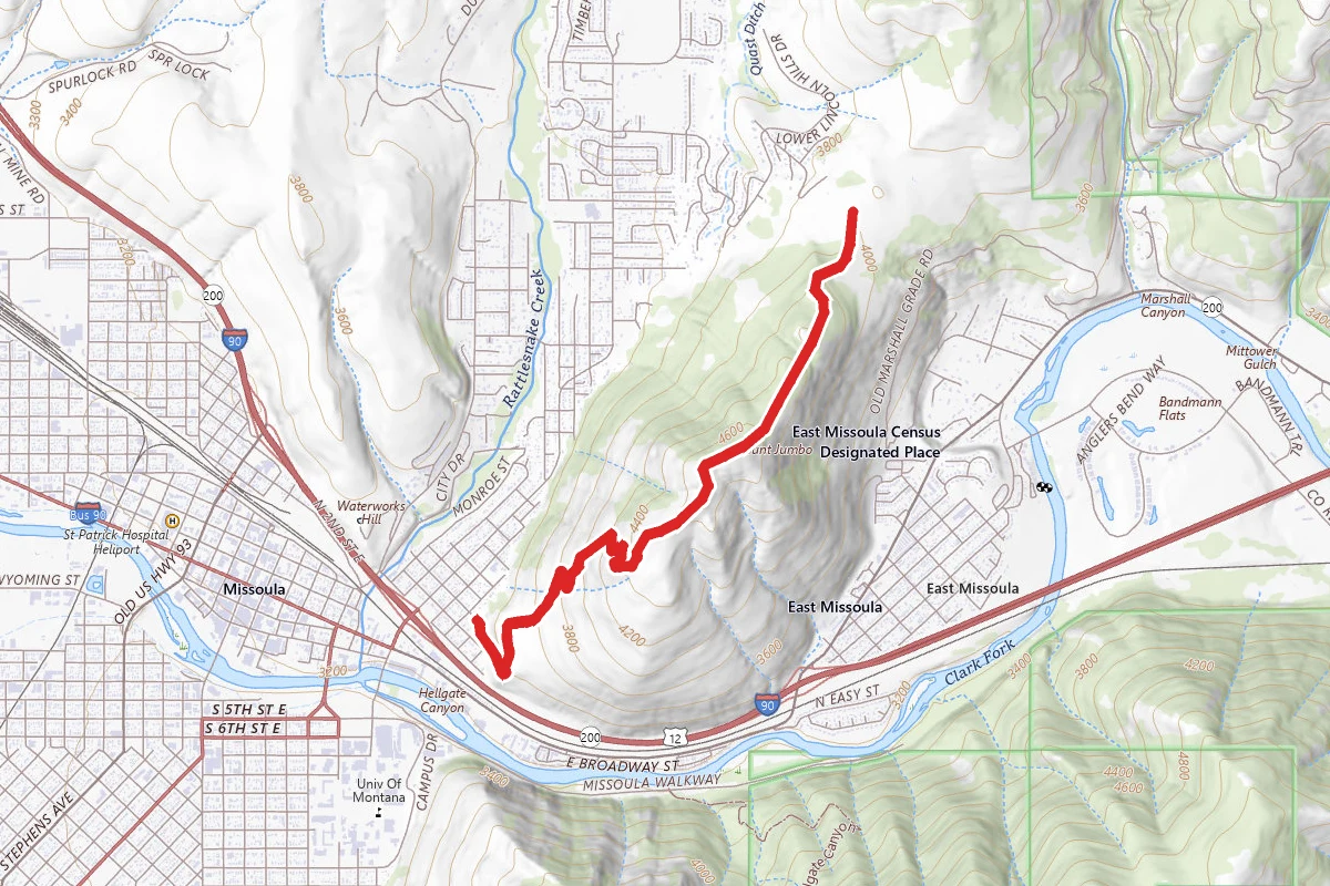 Mount Jumbo Trail