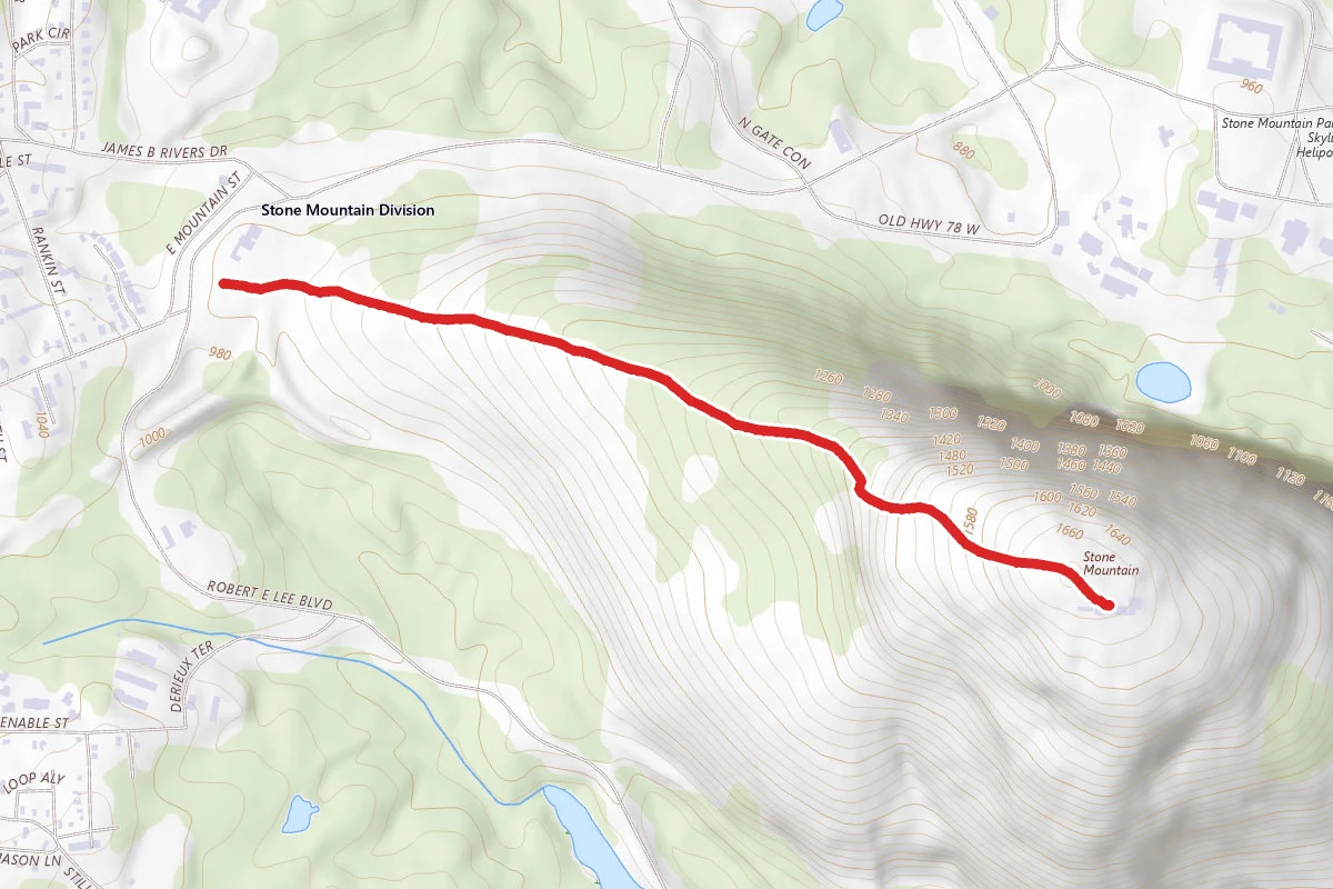 Stone Mountain Walk-Up Trail