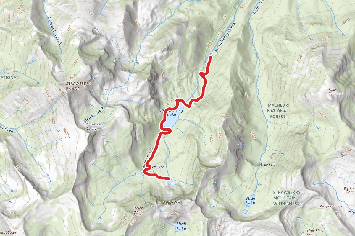 Strawberry Lake and Little Strawberry Lake Trail
