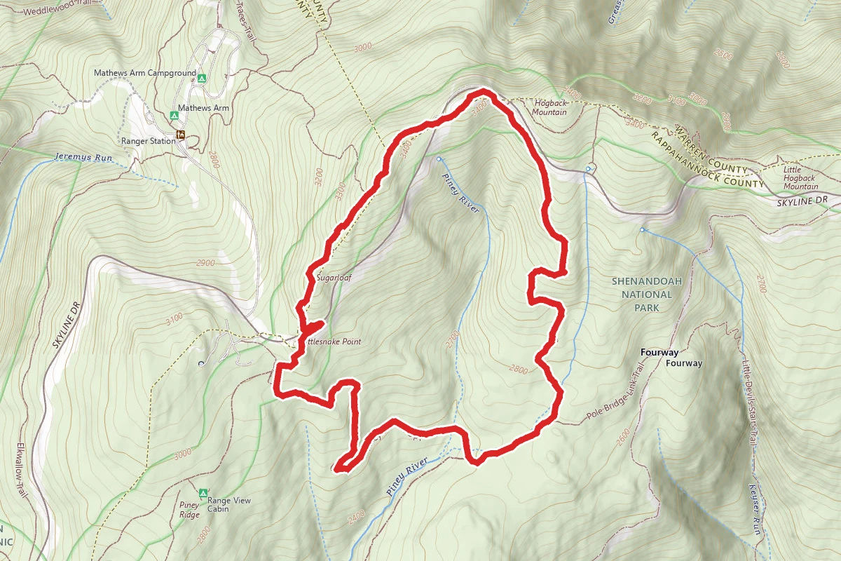 Sugarloaf Loop via Appalachian Trail