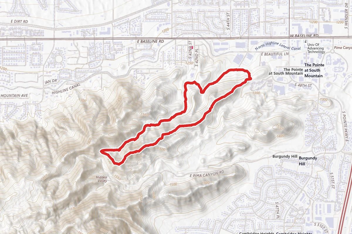 Javelina Canyon and Ridgeline Loop Trail