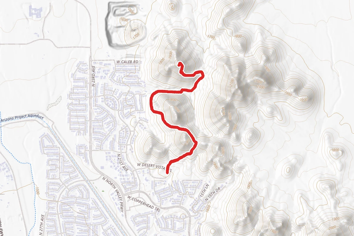 Western Vista Trail via Dixie Mountain Loop