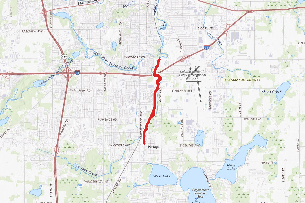 Portage Creek Bicentennial Trail