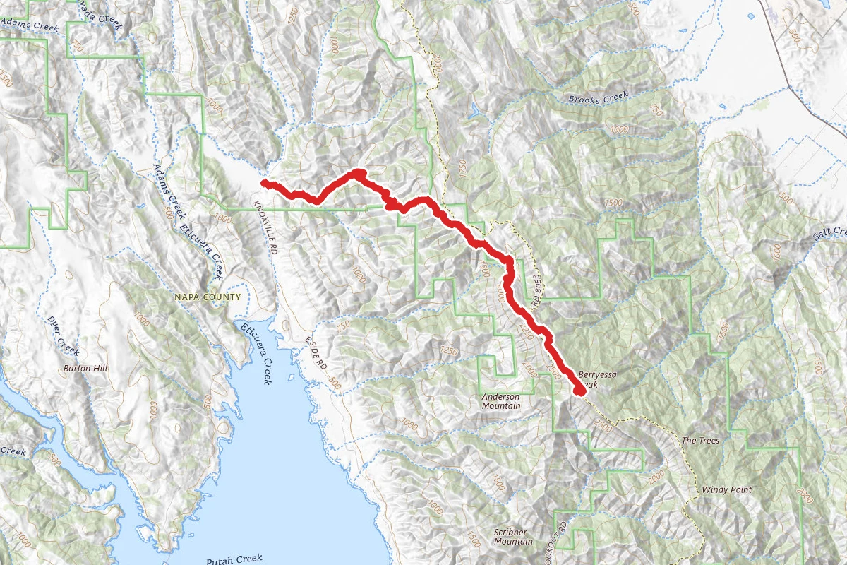 Berryessa Peak Trail
