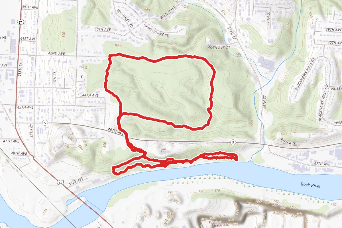 Black Hawk State Historic Site Loop