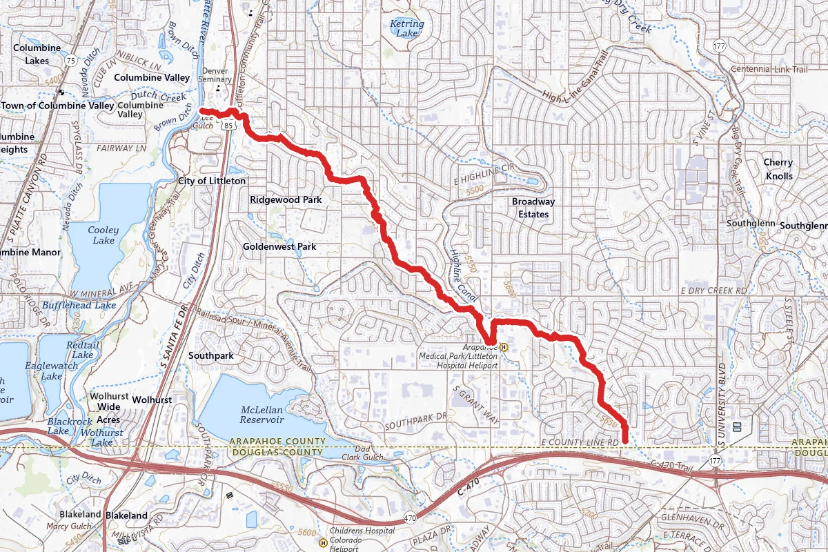 Lee Gulch Trail