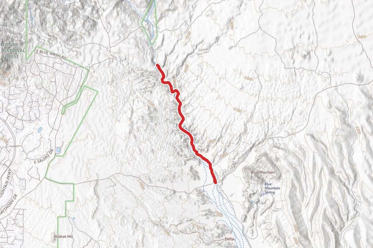 Camp Creek Falls Trail