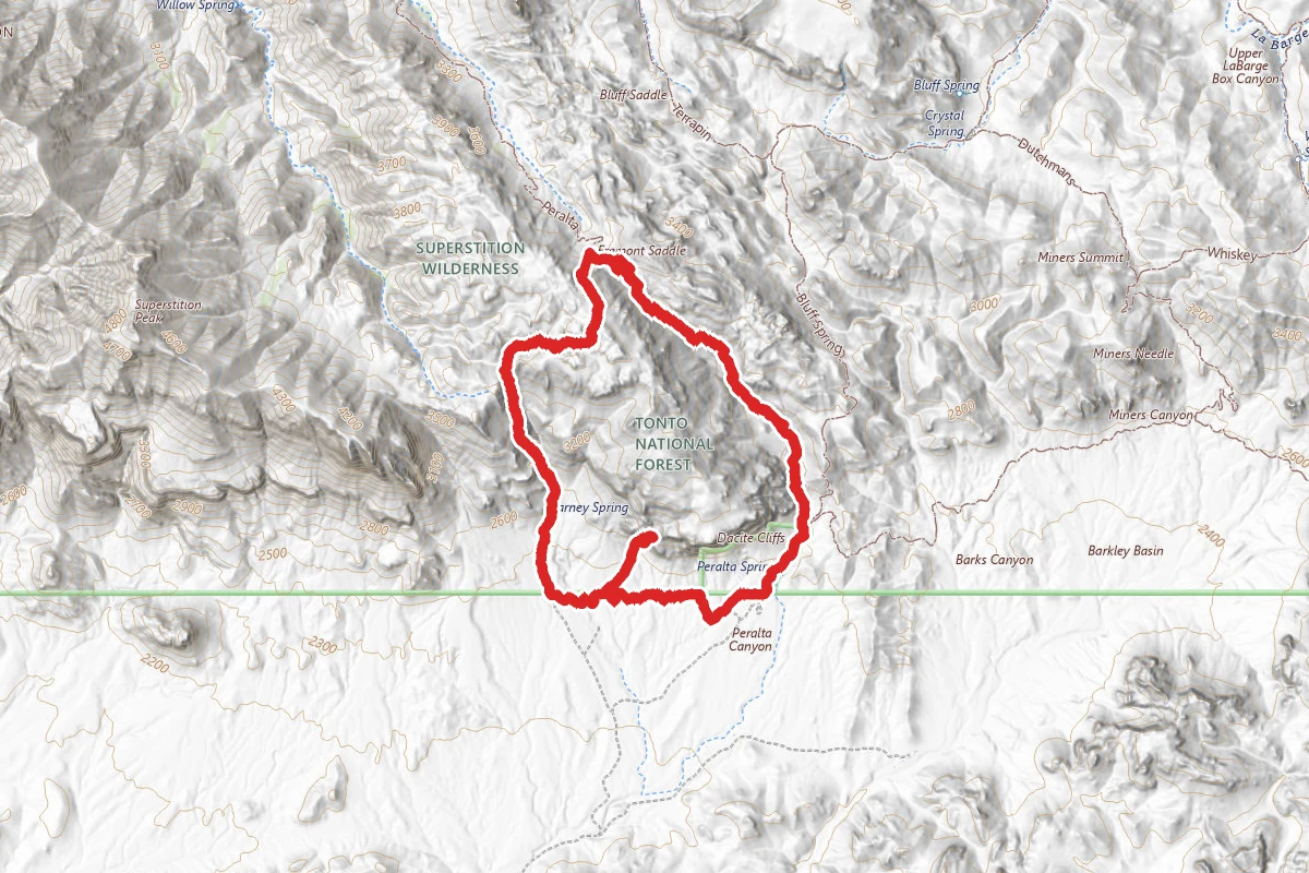 Freemont Saddle and Dacite Cliffs Mine