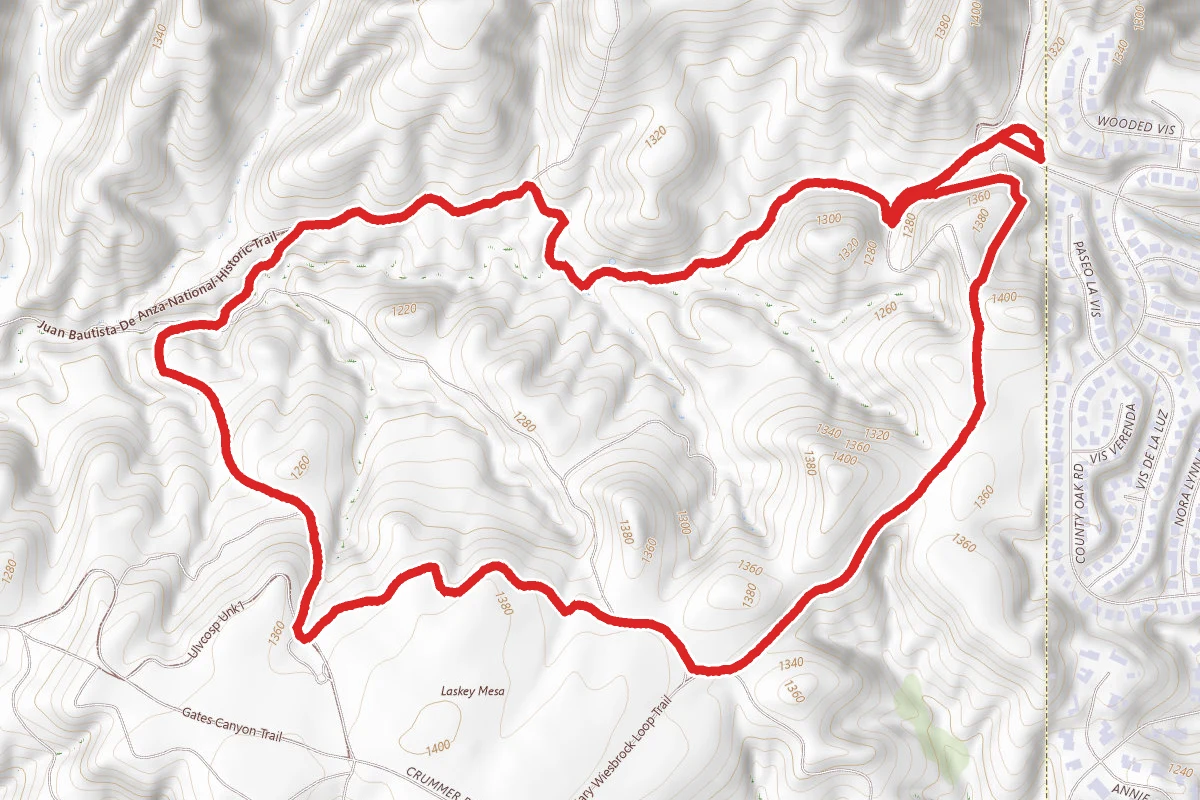East Virgenes, Mary Wesbrock, and Ahmason Ranch House Loop