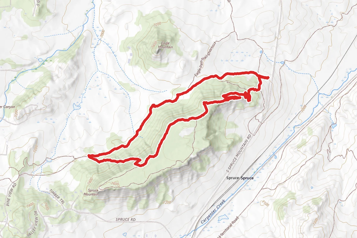 Spruce Mountain and Eagle Pass Trail Loop
