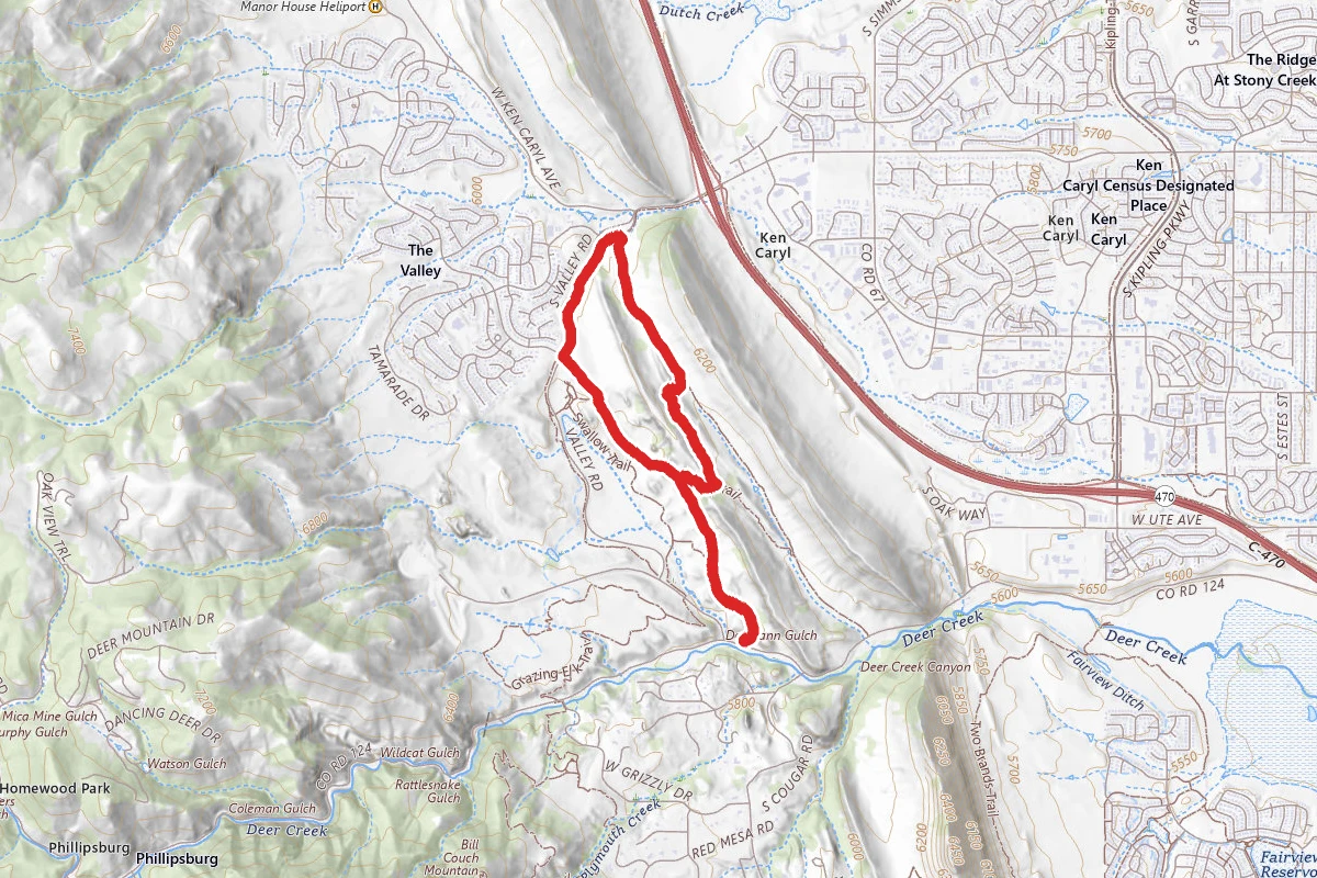 Coyote Song, Columbine, Cathy Johnson, and Valley View Loop