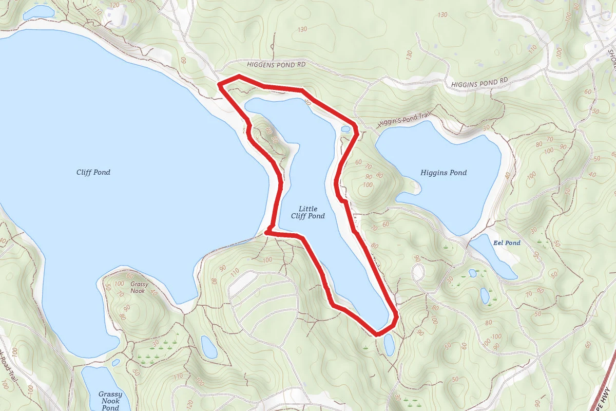 Little Cliff Pond Trail
