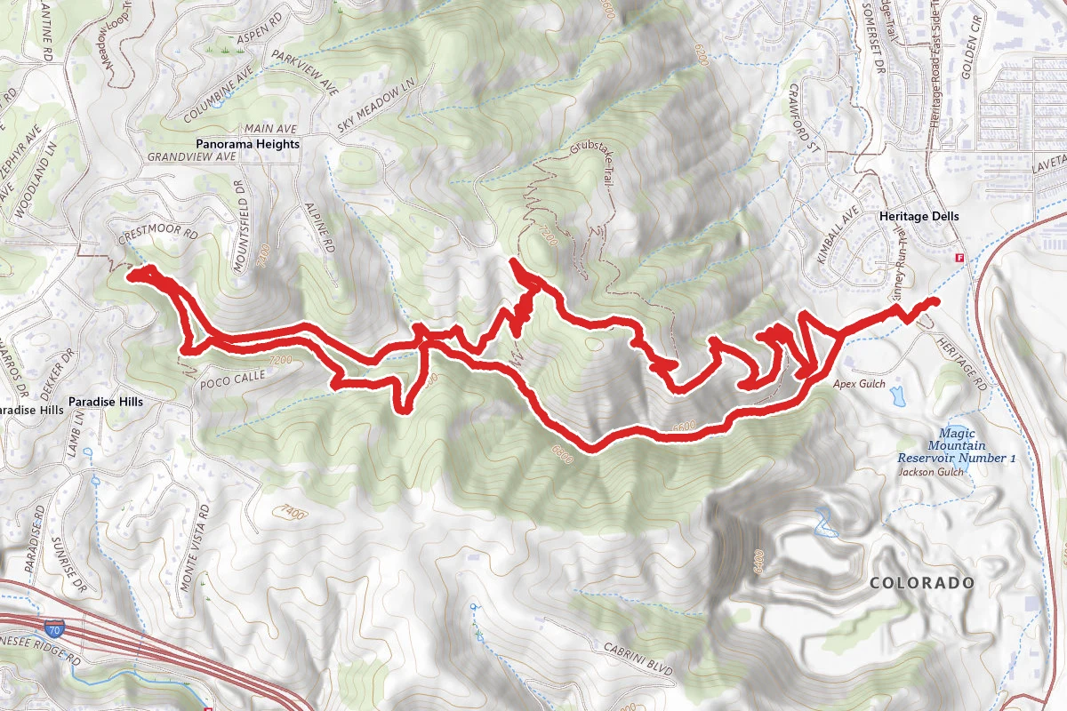 Apex and Pick N' Sledge Trail