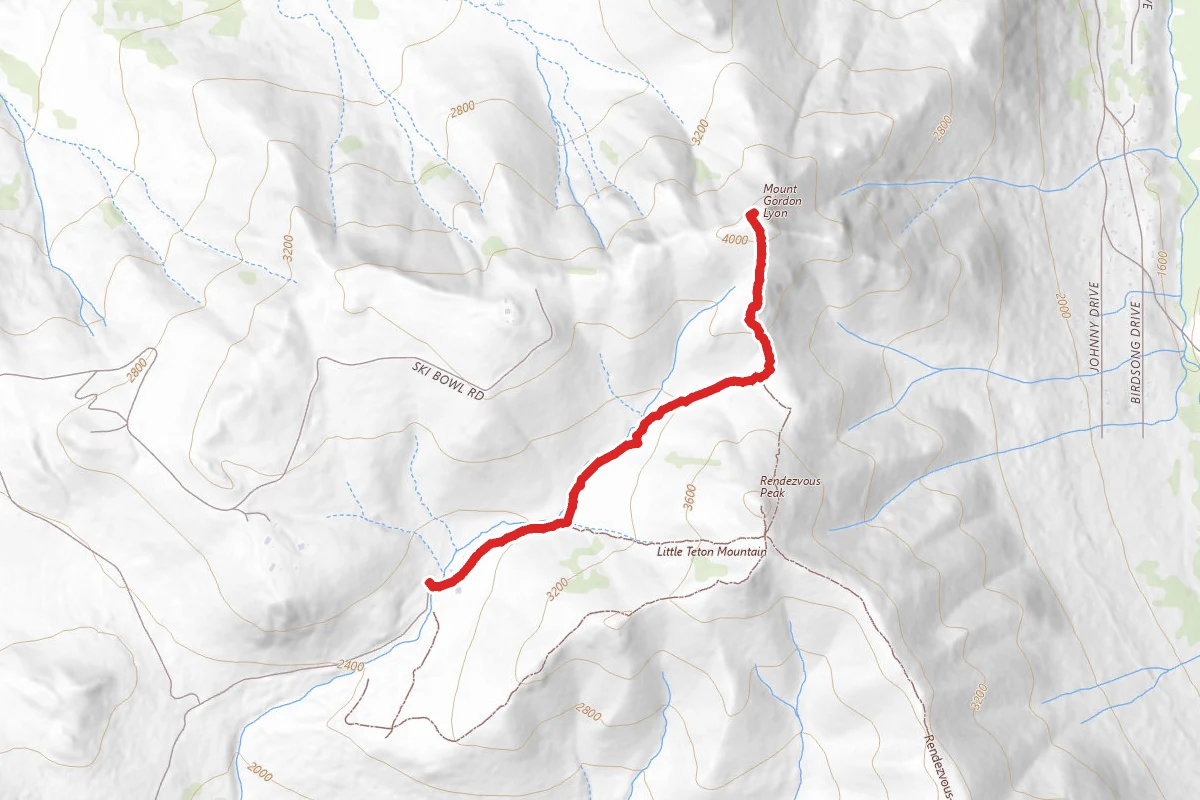 Mount Gordon Lyons Trail