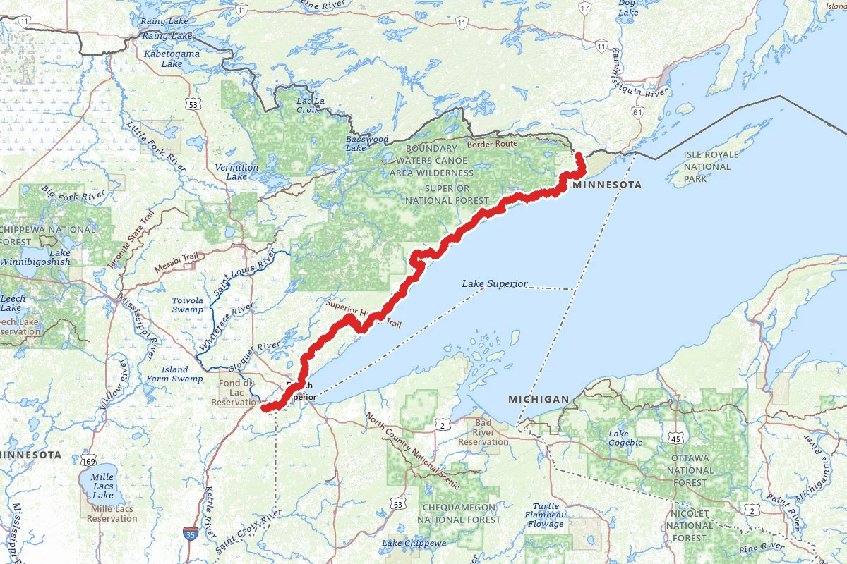 Superior Hiking Trail (Entire Route)