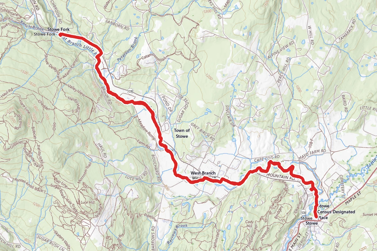 Stowe Recreation Path