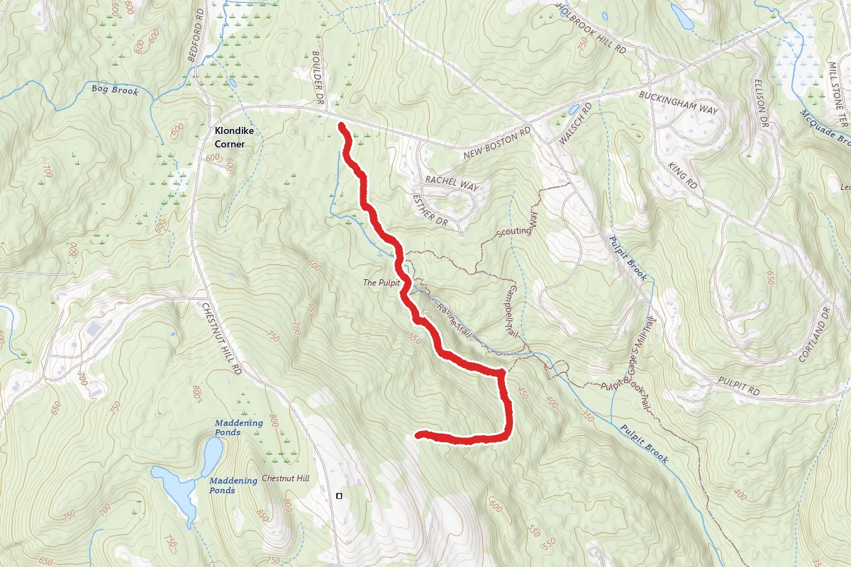 Kenard Trail to Martin Trail