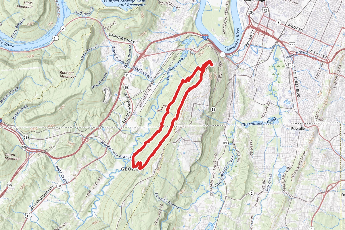 Skyuka and Bluff Trails Loop