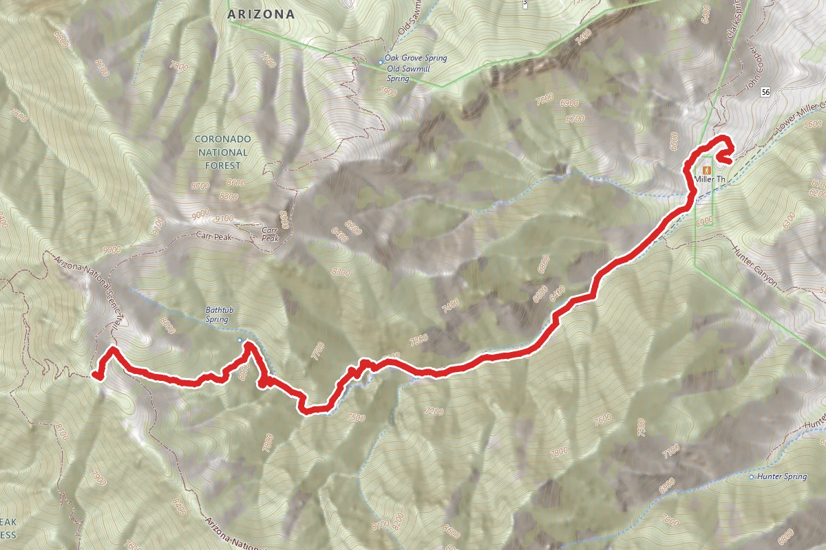 Miller Canyon Trail