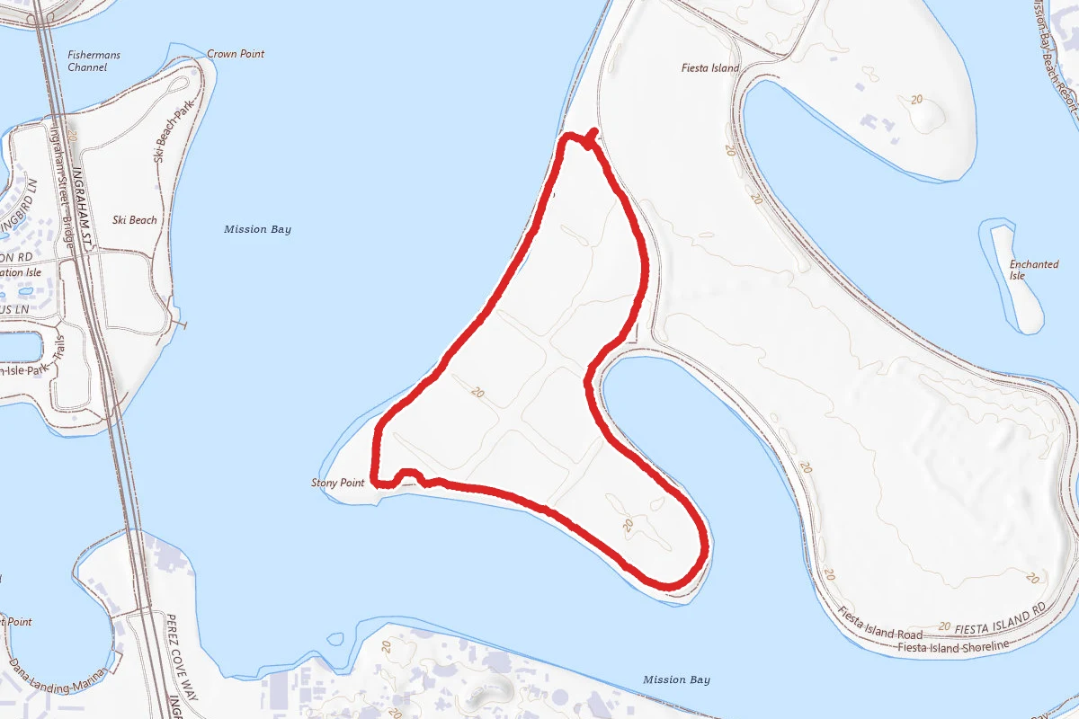 Fiesta Island Southern Loop