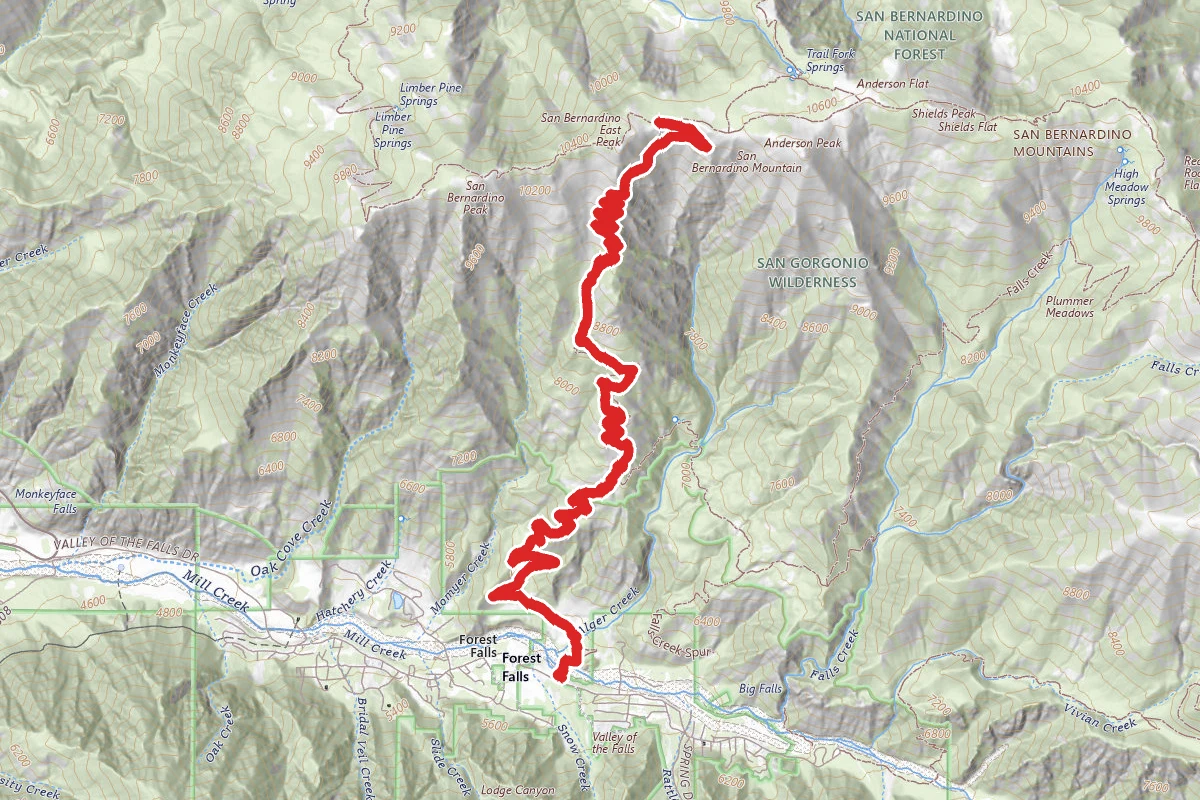 Momyer Creek Trail to Robb's Peak