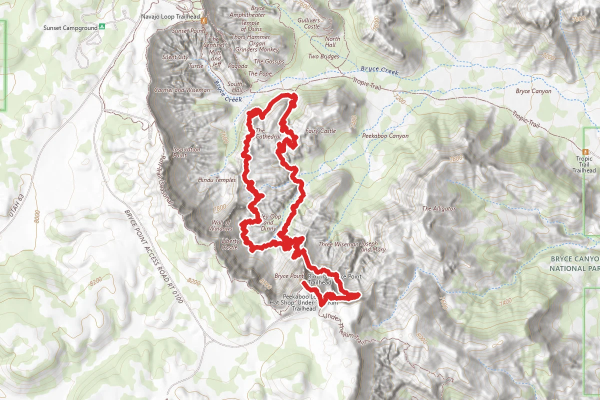 Peekaboo Loop Trail