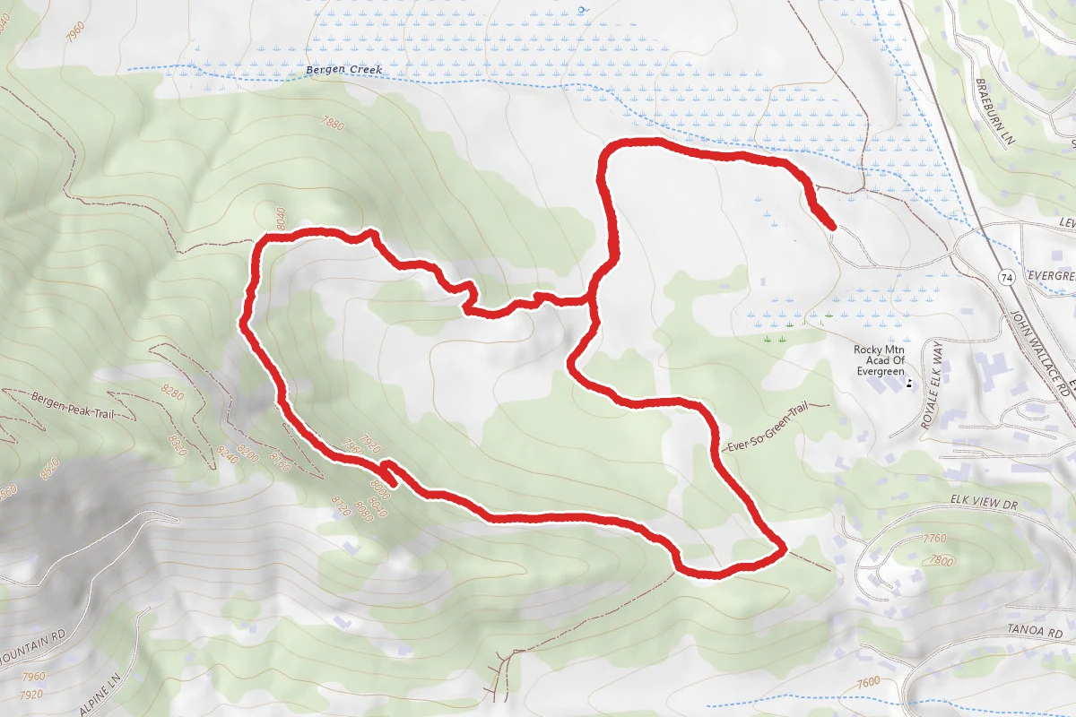 Sleepy S, Elk Ridge and Meadow View Trail Loop