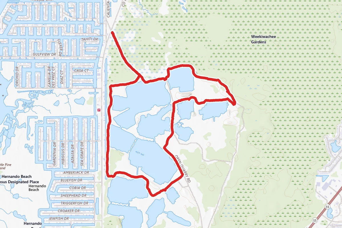 Weekiwachee Gardens Trails