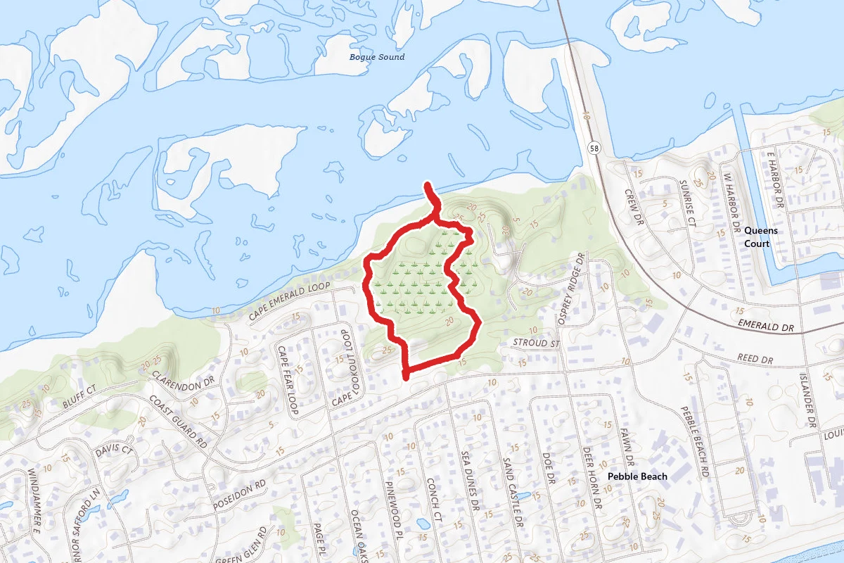Emerald Isle Woods Trail