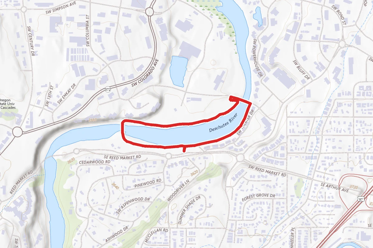 Deschutes River Loop via Farewell Bend Park