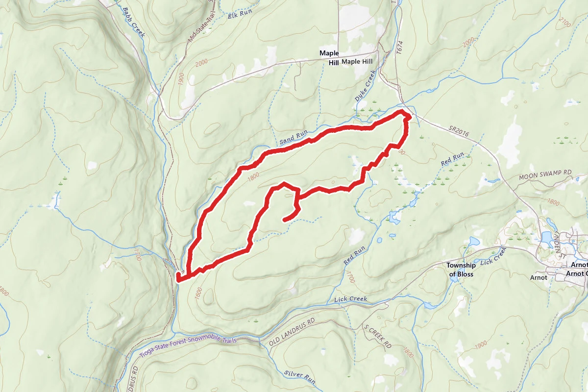Sand Run Falls Trail