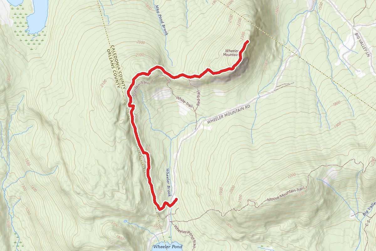 Wheeler Mountain Trail