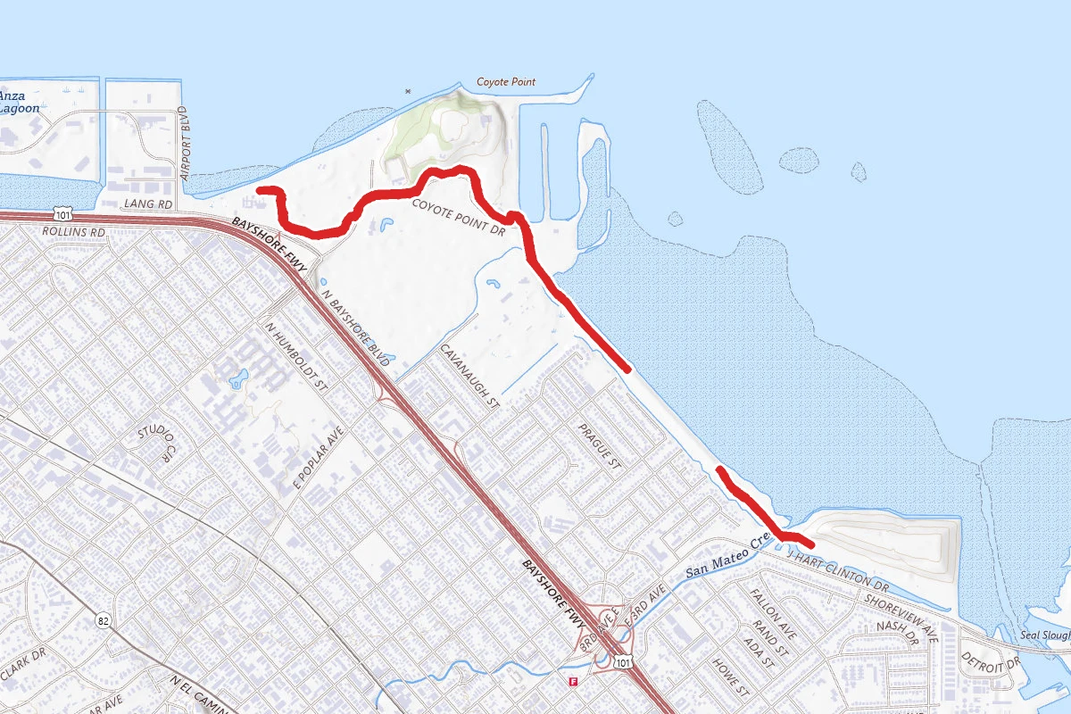 Seal Point to Coyote Point