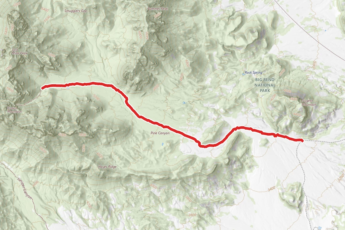 Pine Canyon Trail