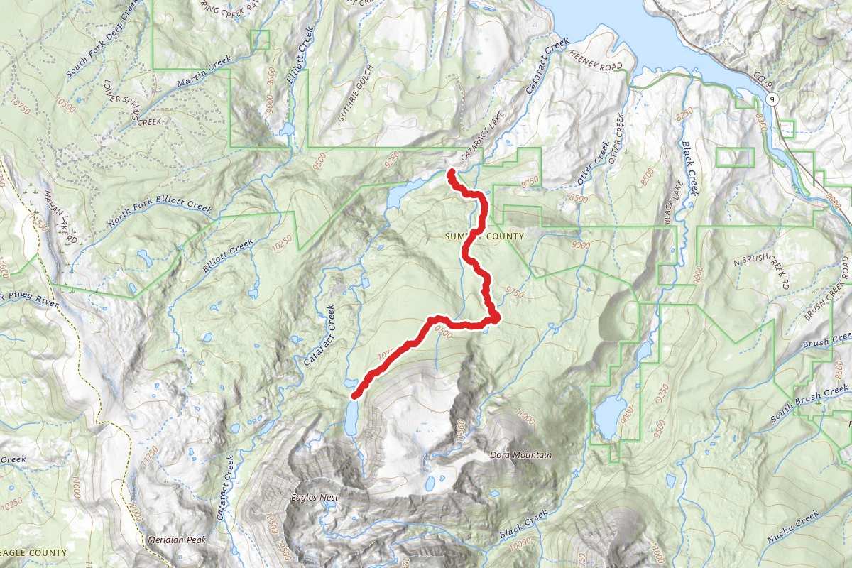 Upper Cataract Lake Trail