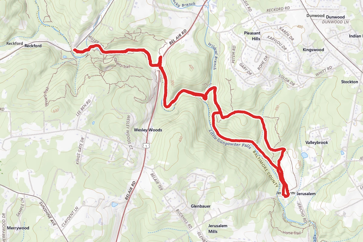 Jerusalem Mills to Harford Road