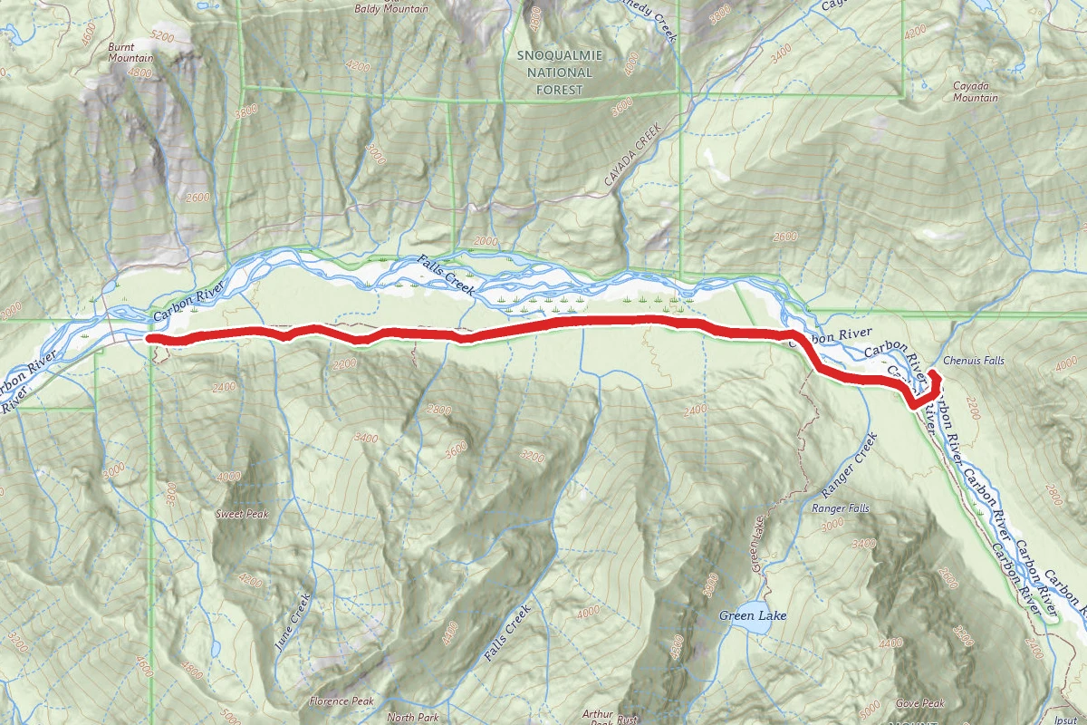 Chenuis Falls Trail