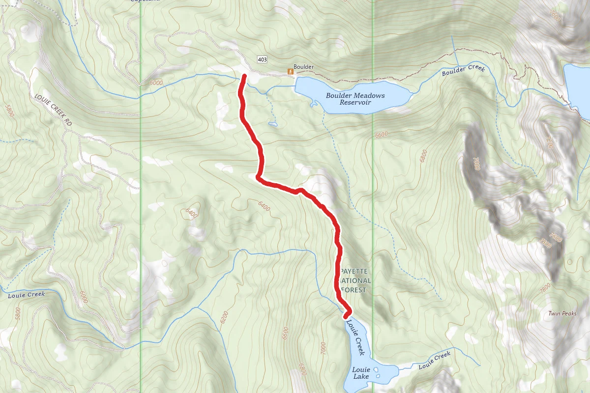 Louie Lake Trail