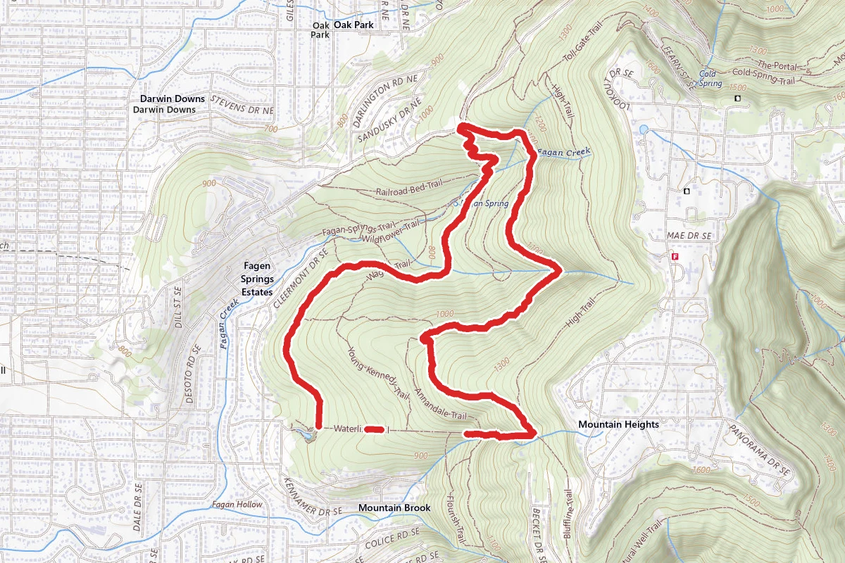 Bluffline to Alms House Loop