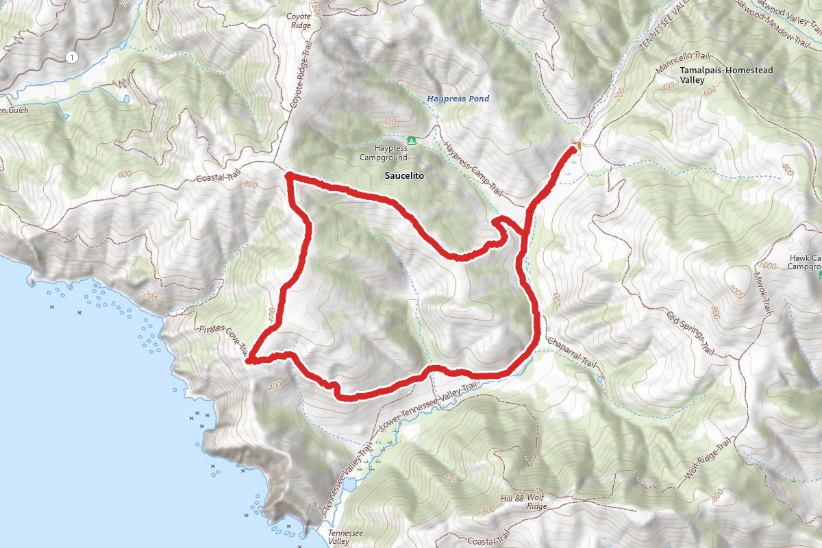 Fox, Coastal and Tennessee Valley Trail Loop