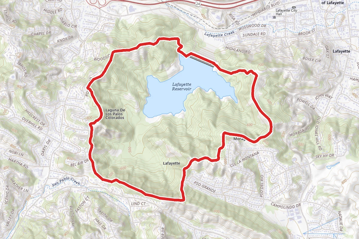 Lafayette Reservoir Nature Area Rim Trail