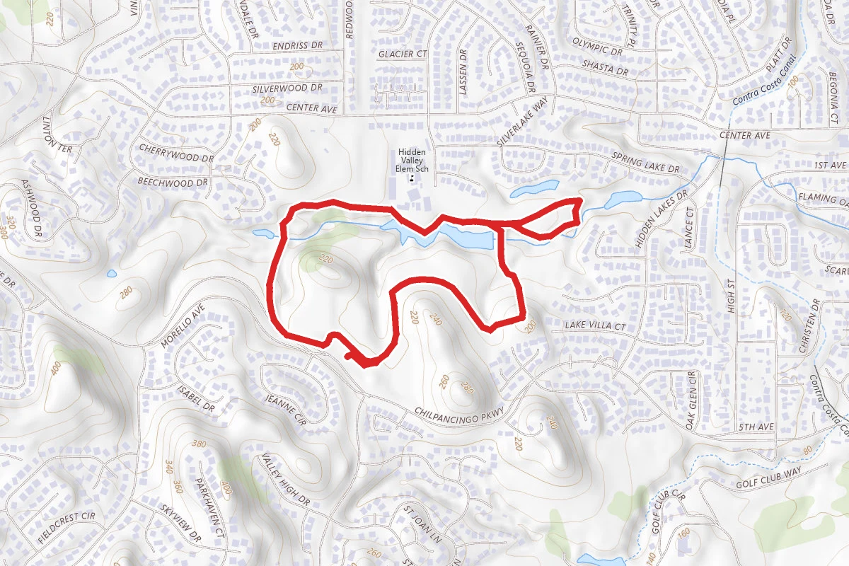Hidden Lakes Park Loop