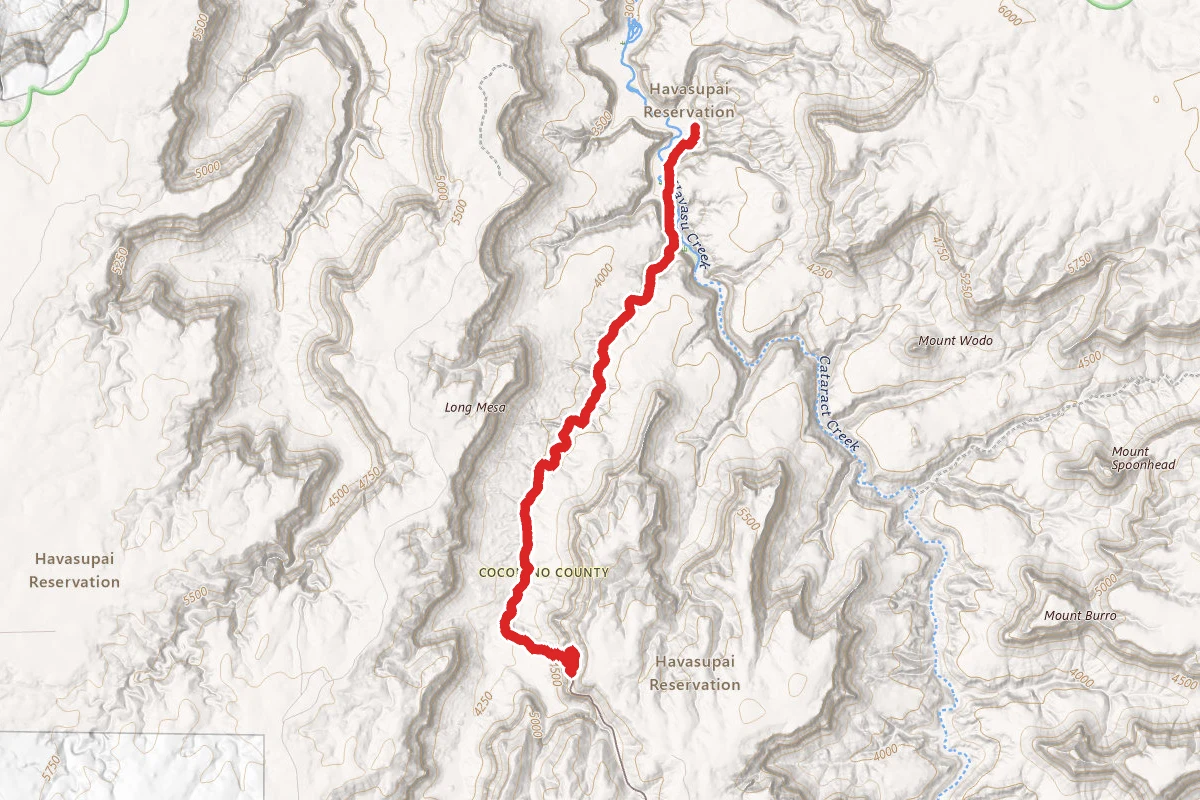 Havasupai Trail to Supai