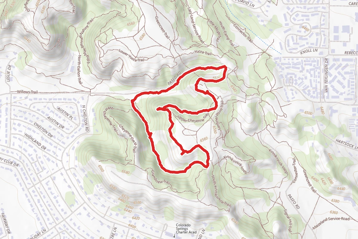 Cheyenne and Grandview Trail Loop
