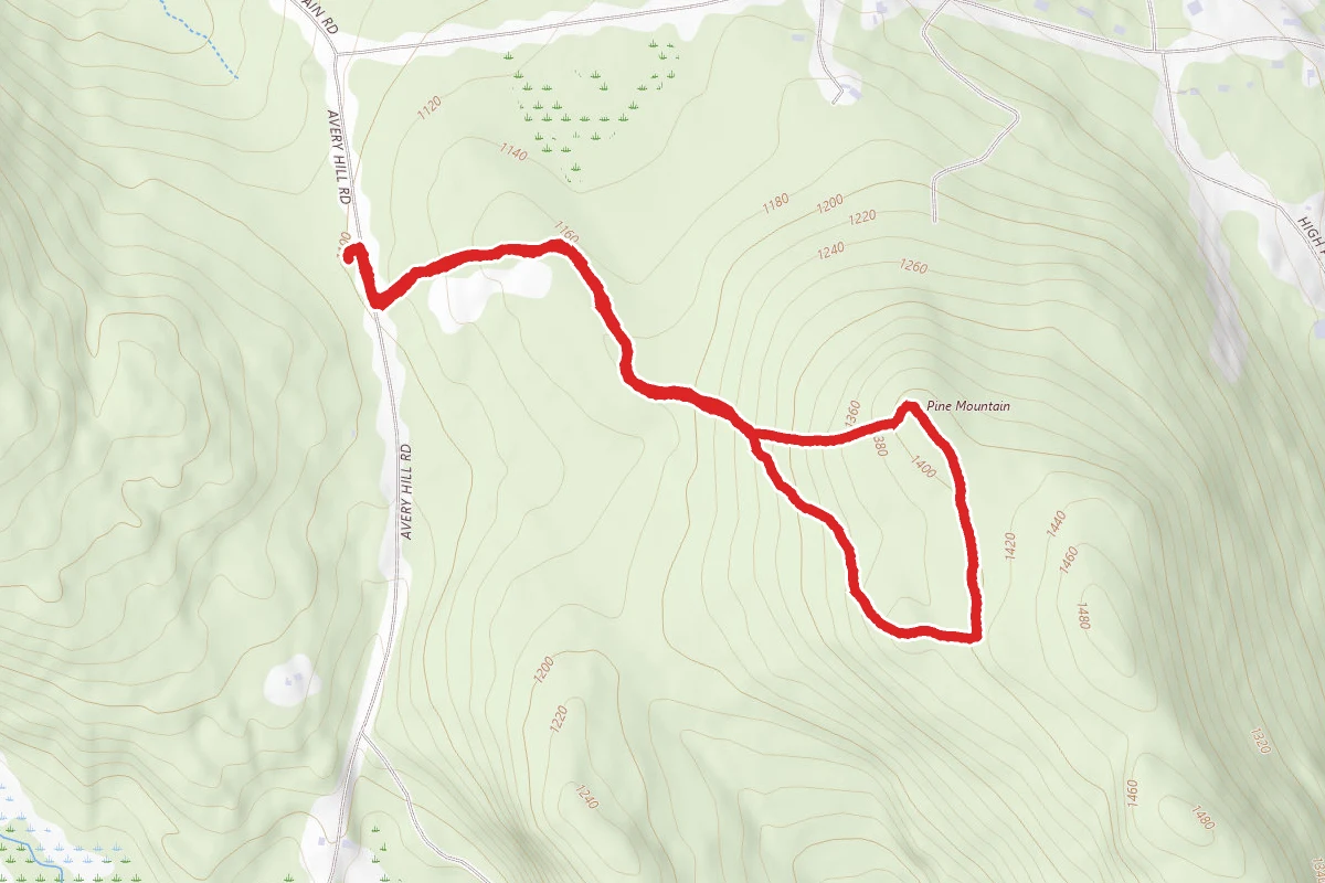 Pine Mountain via Avery Road