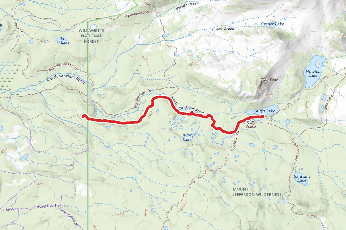 Duffy Lake Trail