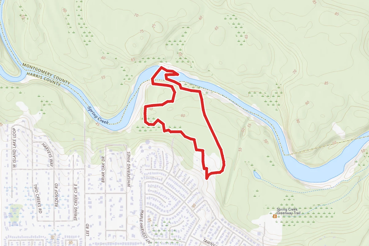 Jesse H. Jones Park and Nature Center Trail