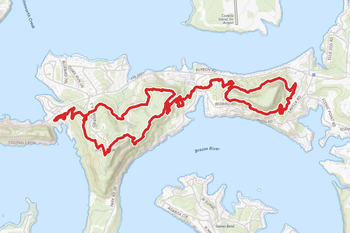 Possum Kingdom Hike and Bike Trail Phase I and II