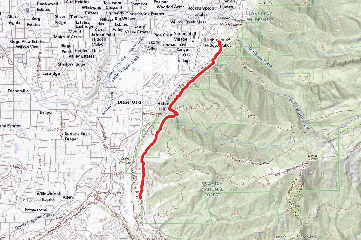 Bonneville Shoreline Trail - Draper