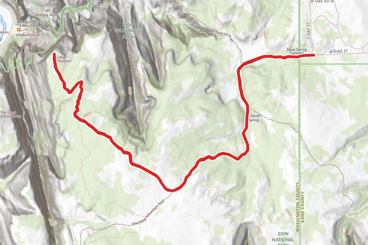 Cable Mountain Trail